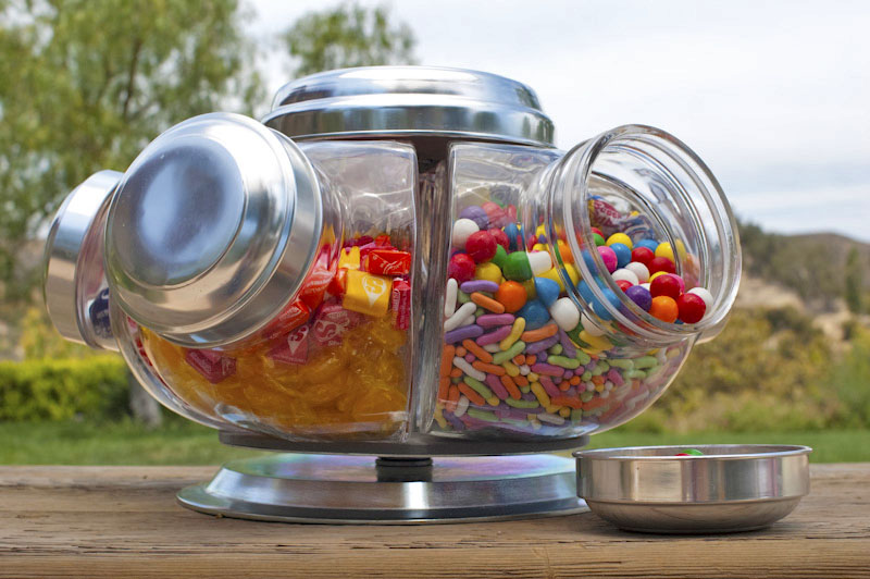 Vintage Inspired Revolving Candy Jars The City Farm