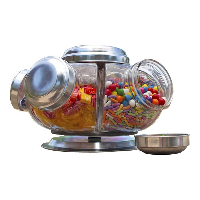 Vintage Inspired Revolving Candy Jars The City Farm Vintage Inspired Revolving Candy Jars