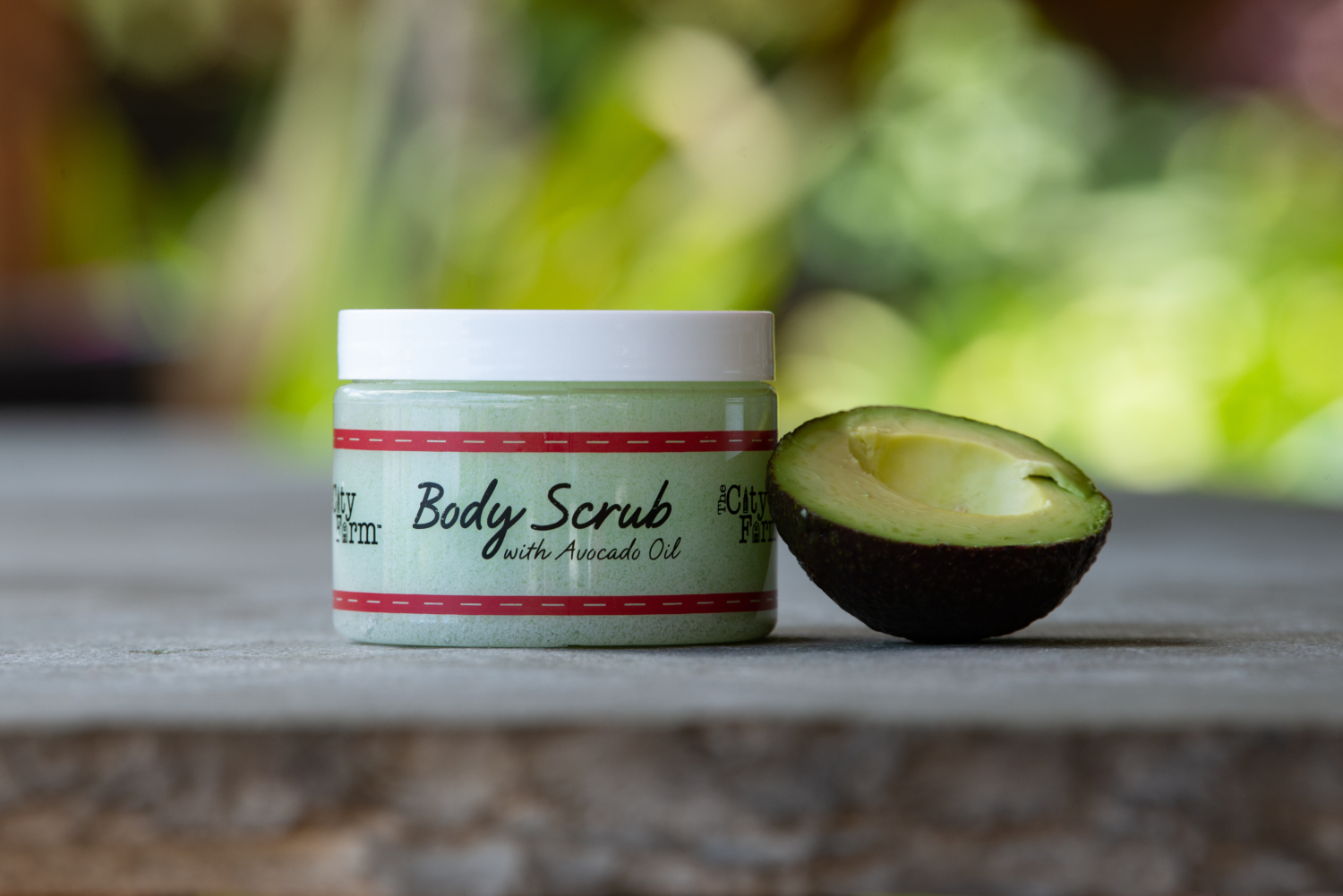 Body Scrub with Avocado Oil The City Farm